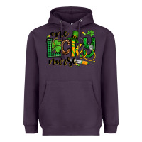 Plum St. Patrick's Day One lucky Nurse Heavyweight Hoodie - OliviaCreatesArt