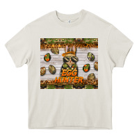 Cream easter egg hunter  rabbit Heavy Core Tee - BarkalooDesign