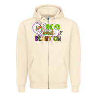 Sandshell say boo and scary on Zipper Hoodie - CowGirlArtShop