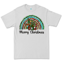 Dove Grey merry christmas cactus rainbow Premium Tee - BarkalooDesign