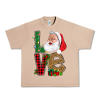 Burro Love With Santa Portrait Urban Heavy Tee - BundleAndBundleShop
