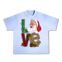 Grape Ice Love With Santa Portrait Urban Heavy Tee - BundleAndBundleShop