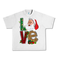 Lunar Rock Love With Santa Portrait Urban Heavy Tee - BundleAndBundleShop