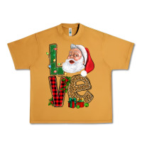 Peanut Butter Love With Santa Portrait Urban Heavy Tee - BundleAndBundleShop
