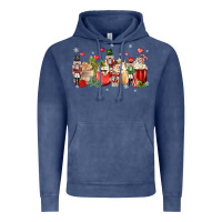 Vintage Denim nutcracker coffee Vintage Hoodie - MaliasSmallBusiness