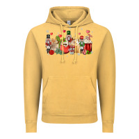 Vintage Mustard nutcracker coffee Vintage Hoodie - MaliasSmallBusiness
