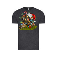 Vintage Black Christmas soldier veteran boots Vintage Tee - MaliasSmallBusiness