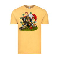 Vintage Mustard Christmas soldier veteran boots Vintage Tee - MaliasSmallBusiness