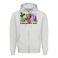 Dove Grey lpn licensed practical nurse Zipper Hoodie - CowGirlArtShop