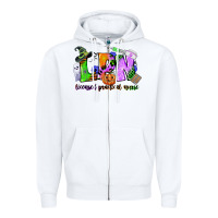 White lpn licensed practical nurse Zipper Hoodie - CowGirlArtShop