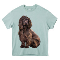 Arona Boykin Spaniel Dog Heavy Core Tee - LillyAllenDesigns
