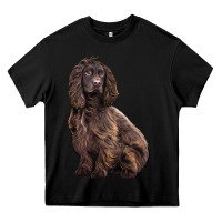Black Boykin Spaniel Dog Heavy Core Tee - LillyAllenDesigns