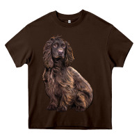 Chocolate Brown Boykin Spaniel Dog Heavy Core Tee - LillyAllenDesigns