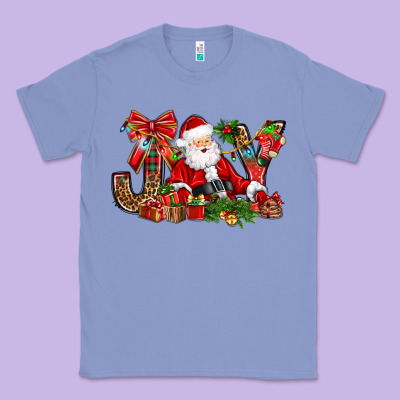 Joy Christmas With Santa Bbs Classic Tee Designed By Bundleandbundleshop