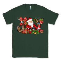 Sports Green joy christmas with santa bbs Classic Tee - BundleAndBundleShop