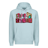 Blue Mist stupid cupid with cupid olivia Premium Hoodie - OliviaCreatesArt