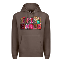 Coffee stupid cupid with cupid olivia Premium Hoodie - OliviaCreatesArt