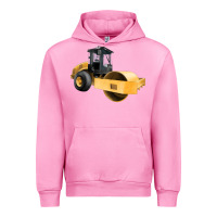 Fuchsia Pink Compactor Illustrations Urban Hoodie - LillyAllenDesigns