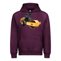 Mauve Wine Compactor Illustrations Urban Hoodie - LillyAllenDesigns