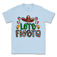 Dusty Blue fiesta Classic Tee - CowhideDigitalArt