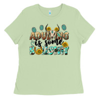 Matcha adulting is some bullshit Ladies Tee - NancyCooperArtShop