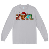 Moon Dust noel highland cow Long Sleeve Tee - Jasminsmagicworld