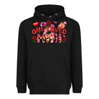 Black One loved mini Valentine's Day Heavyweight Hoodie - FaDigitalArtStudio