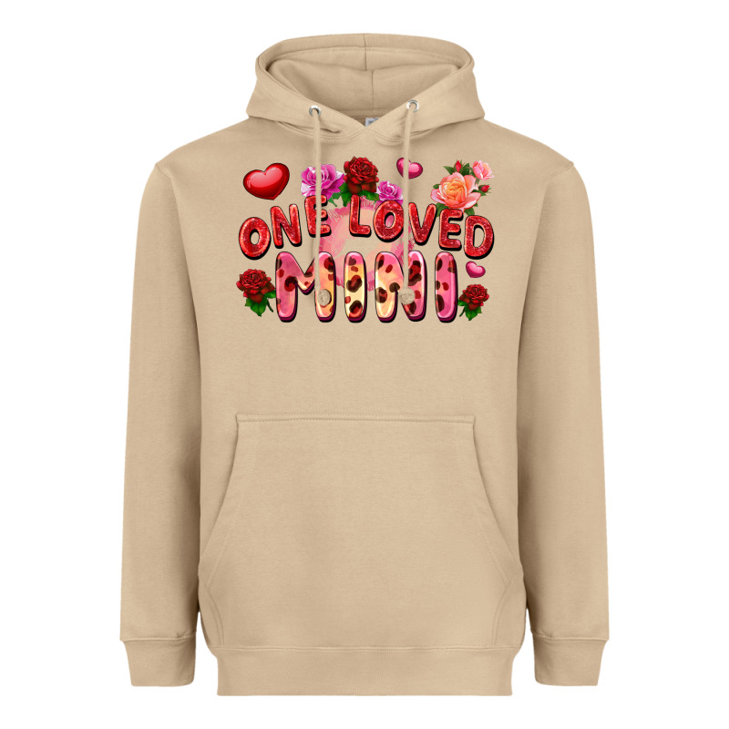 One Loved Mini Valentine's Day Heavyweight Hoodie by FaDigitalArtStudio | Teevron