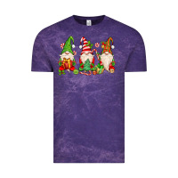 Cloud Purple christmas gnomes Vintage Tee - MaliasSmallBusiness