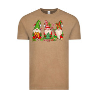 Vintage Coffee christmas gnomes Vintage Tee - MaliasSmallBusiness