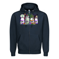 Navy nurse medicine bottles Zipper Hoodie - CowGirlArtShop