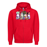 Red nurse medicine bottles Zipper Hoodie - CowGirlArtShop