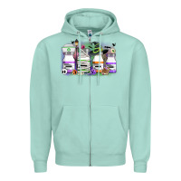 Seafoam nurse medicine bottles Zipper Hoodie - CowGirlArtShop