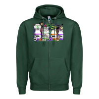 Sports Green nurse medicine bottles Zipper Hoodie - CowGirlArtShop