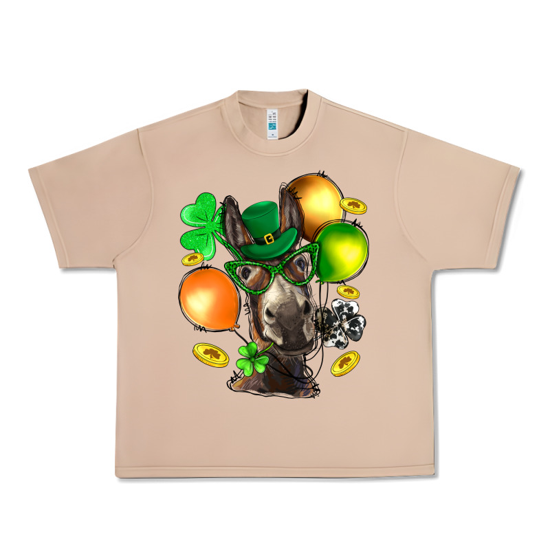 St. Patricks Clovers With Donkey Urban Heavy Tee by BundleAndBundleShop | Teevron
