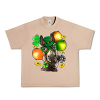 Burro St. Patricks Clovers With Donkey Urban Heavy Tee - BundleAndBundleShop