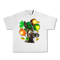 Lunar Rock St. Patricks Clovers With Donkey Urban Heavy Tee - BundleAndBundleShop