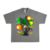 Tornado St. Patricks Clovers With Donkey Urban Heavy Tee - BundleAndBundleShop