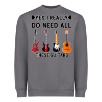 Storm Yes I Really Do Need All These Guitars Heavyweight Sweatshirt - Bettercallsaul