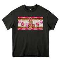 Asphalt pink camouflage egg hunter bunny   license plate Heavy Core Tee - BarkalooDesign