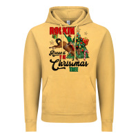 Vintage Mustard rockin around the christmas tree Vintage Hoodie - MaliasSmallBusiness