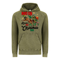 Vintage Olive rockin around the christmas tree Vintage Hoodie - MaliasSmallBusiness