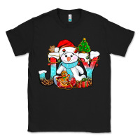 Black joy christmas with snowman bbs Classic Tee - BundleAndBundleShop