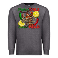 Charcoal Heather Pinchin' tails suckin' head crawfish Premium Sweatshirt - FaDigitalArtStudio