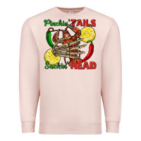 Pale Pink Pinchin' tails suckin' head crawfish Premium Sweatshirt - FaDigitalArtStudio