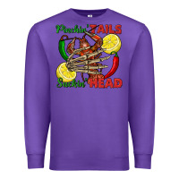 Purple Pinchin' tails suckin' head crawfish Premium Sweatshirt - FaDigitalArtStudio