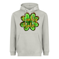 Moon Dust St. Patrick's Lucky babe Heavyweight Hoodie - OliviaCreatesArt
