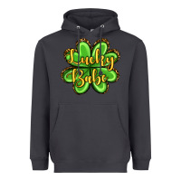 Smoke St. Patrick's Lucky babe Heavyweight Hoodie - OliviaCreatesArt