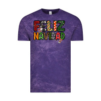 Cloud Purple feliz navidad Vintage Tee - MaliasSmallBusiness