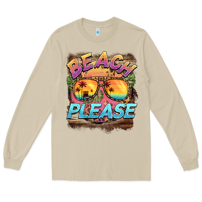 Becach Please Long Sleeve Tee by BarkalooDesign | Teevron